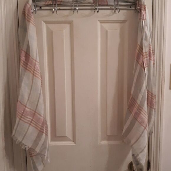 Land's End Plaid Scarf - Picture 1 of 3